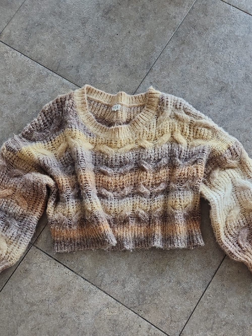 POL..Cable Knit Sweater
